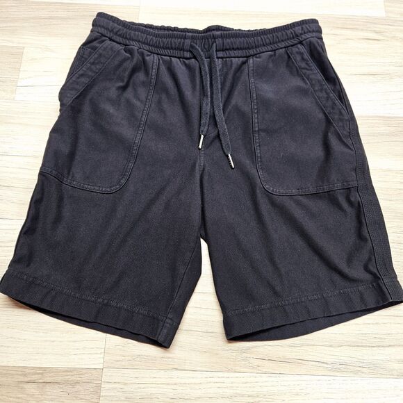 Athleta Mens Black Pull-on Drawstring Shorts Small - Picture 2 of 5